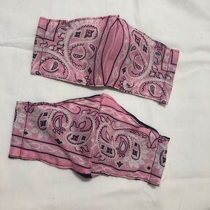 Adult and child bandana set